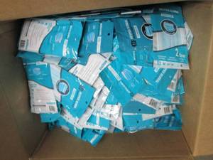 box of disposable masks...