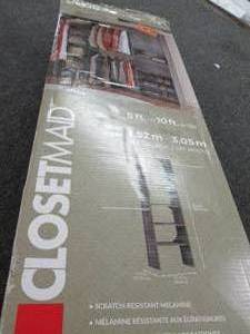 closetmaid style 5ft to 10 foot wid...