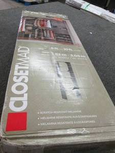 closetmaid style 5ft to 10 foot wid...