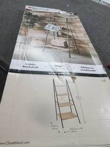 closetmaid ladder book shelf...