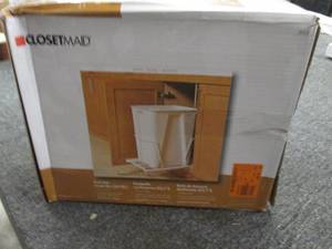 closetmaid 24qt pullout trash bin...