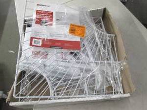 3 closetmaid 12 inch shelf and rod ...
