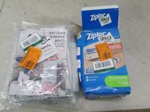 lot of space bags and cavum storage...