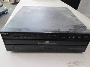 sony 5 disc cd player cdp-c312m pow...