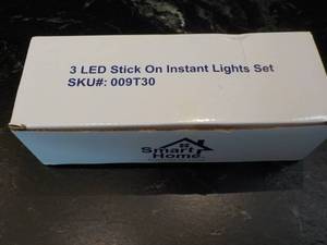 3 LED Stick on Instant Lights Set...