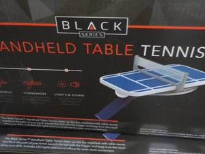 Black Handheld Table Tennis...