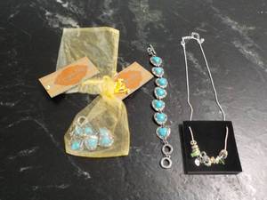 2 Canyon Sky Blue Turquoise Bracele...