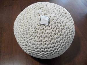 Threshold Pouf Cloverly Ottoman 22 ...