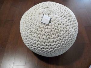 Threshold Pouf Cloverly Ottoman 22 ...