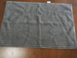 Charcoal Grey Threshold Bathroom Ru...