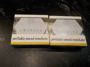 2 Portable Sound Machines...
