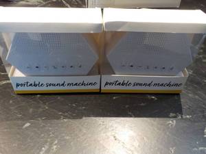 2 Portable Sound Machines...