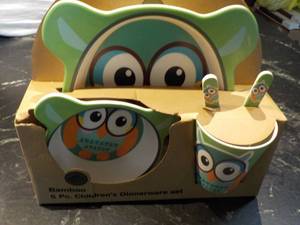 Bamboo 5 pc Childrens Dinnerware S...