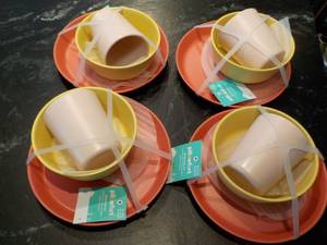 Set of 4 Pillowfort 3 pc Bamboo Mel...