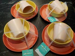 Set of 4 Pillowfort 3 pc Bamboo Mel...