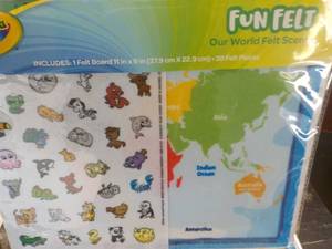 23 Crayola Fun Felt, bubble rockets...