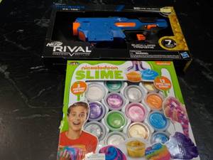 Nerf Rival and Nickelodeon Slime...