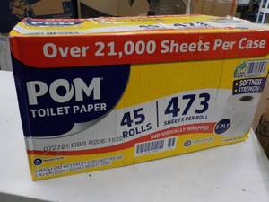 Case of 45 POM 2 Play Toilet Paper...