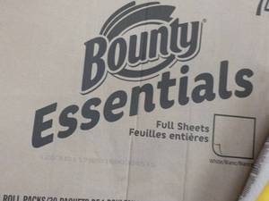 10 Rolls Bounty Essentials 2 Ply Pa...