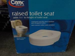 Carex Raised Toilet Seat...