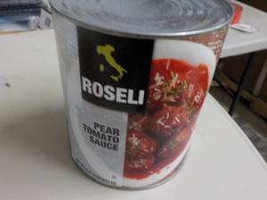 6 lb. Can Roseli Pear Tomato Sauce...