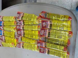 18 Slim Jims n Cheese...
