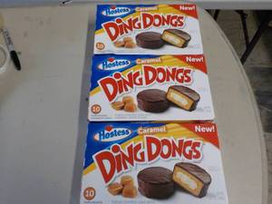 3 Boxes Hostess Ding Dongs past da...