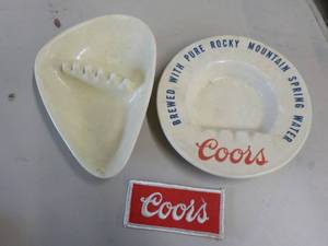 Coors Ashtrays...