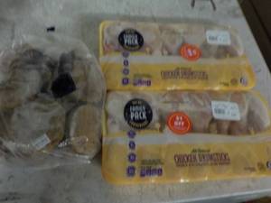 2 Frozen PKgs Chicken Drumsticks an...