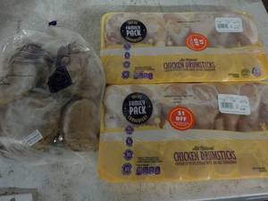 2 Frozen PKgs Chicken Drumsticks an...