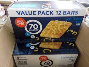 Case of 4 Boxes Fiber One Lemon Bar...