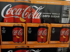 4 - 12 pkgs Coca Cola Orange Vanill...