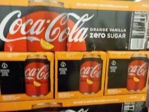 4 - 12 pkgs Coca Cola Orange Vanill...