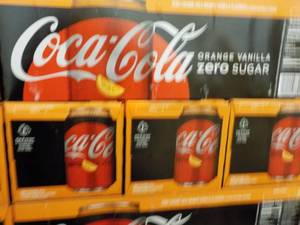 4 - 12 pkgs Coca Cola Orange Vanill...