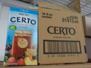 2 Cases Certo Liquid Pectin...