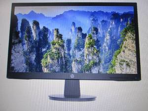 HP 21.5 Full HD LED Monitor open b...