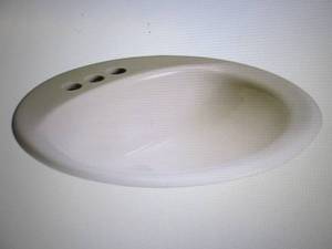 Glacier Bay Drop-In Bathroom Sink i...