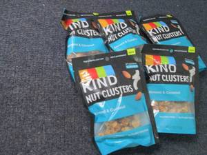 5- 4 oz Bags Kind Nut Clusters...