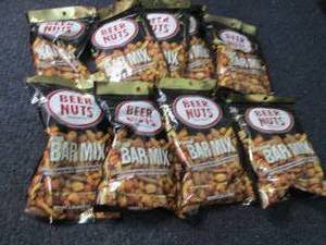 9- 3.25 oz pks Beer Nuts Bar Mix...