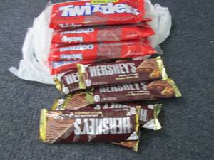 Twizzlers & Hersheys...
