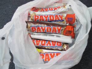 12 Payday Candy Bars...