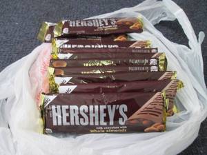12 Hersheys with Almonds...