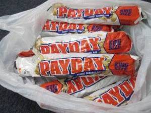 12 Payday Candy Bars...