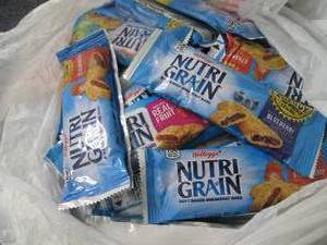 Assorted Nutrigrain Bars...
