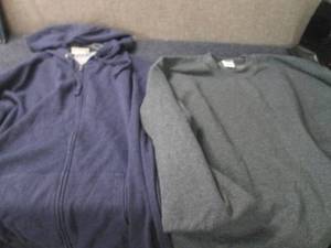 Large Sweat Shirt, Zipped Hooded Sw...