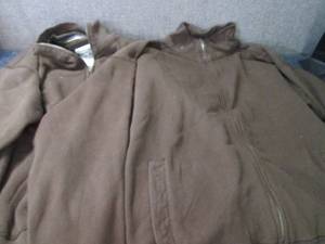 2- Large Zipped Sweatshirts...