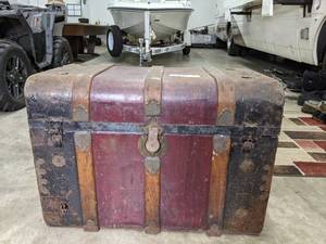 Vintage Cedar Trunk with Separator