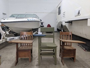 3 Vintage School Desk Great for Repurposing