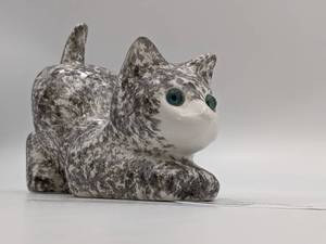 Rare Vintage ELPA Alcobaca Portugal Ceramic Cat