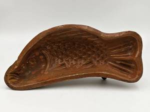 Vintage French Ceramic Fish Mold